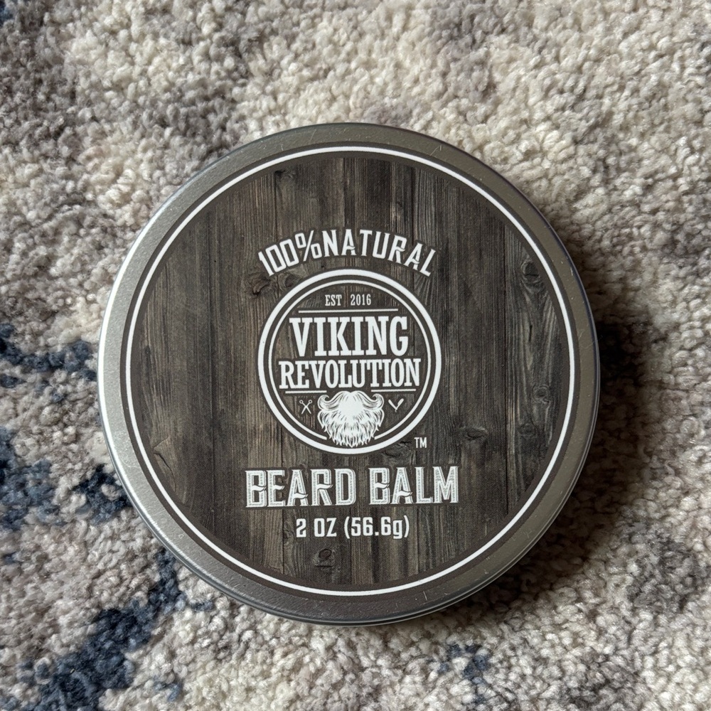 Viking Revolution Beard Balm in Silver Tin